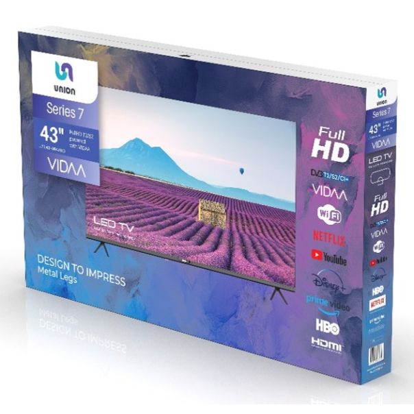 UNION Televizor 43HU04, Full HD, Vidaa Smart - U70.43HU04.FHD