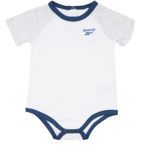 REEBOK set tri dela za bebe dečake, svetlo plavi sivi - U9857RB
