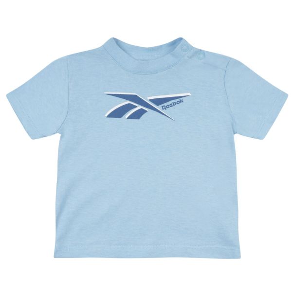 REEBOK set tri dela za bebe dečake, svetlo plavi sivi - U9857RB