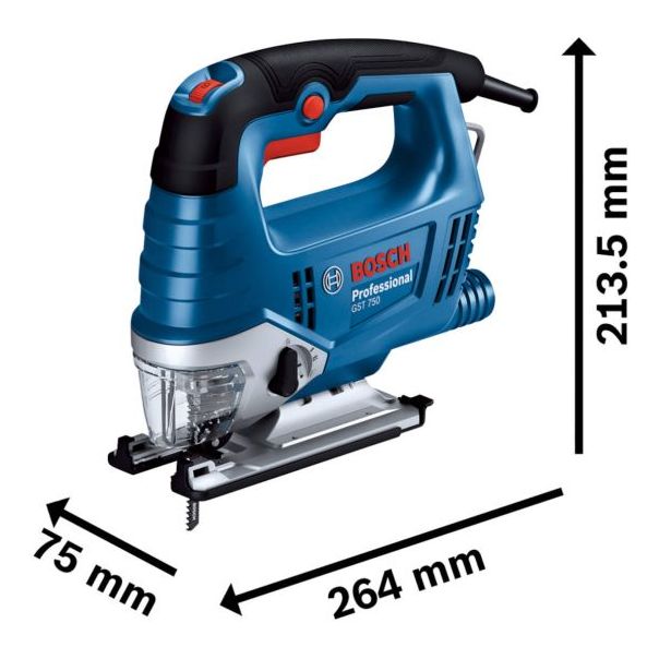 BOSCH Ubodna testera u koferu GST 750 - 06015B4121 - 06015B4121