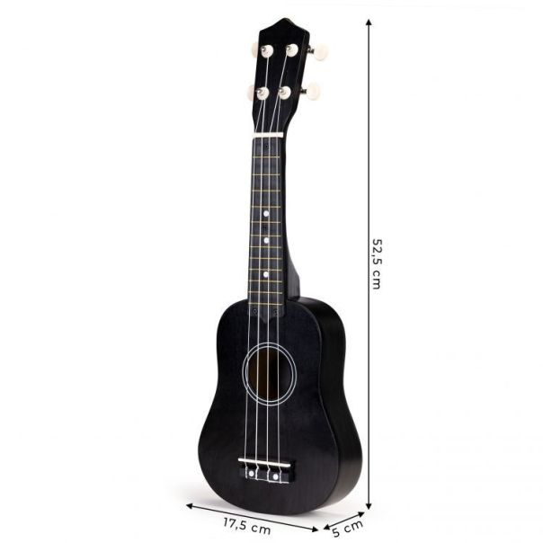 ECO TOYS Ukulele gitara za decu, crna - MF019D BLACK