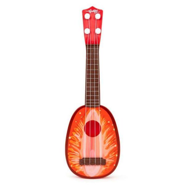 ECO TOYS Ukulele gitara za decu Jagoda, crvena - MJ030STRAWBERRY