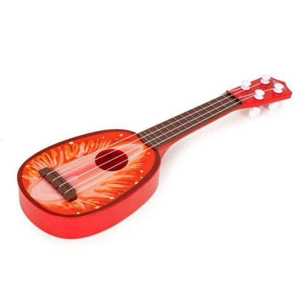 ECO TOYS Ukulele gitara za decu Jagoda, crvena - MJ030STRAWBERRY