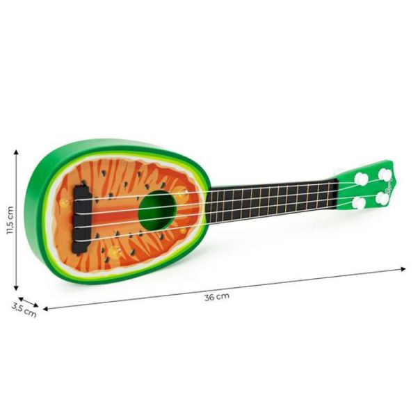ECO TOYS Ukulele gitara za decu Lubenica - MJ030 MELON