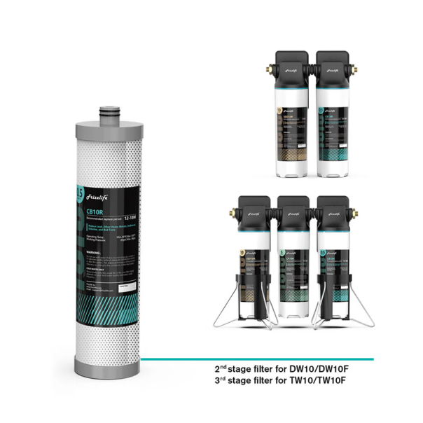 FRIZZLIFE Ulozak filter CB10R za DW10F (karbonski) - 619014