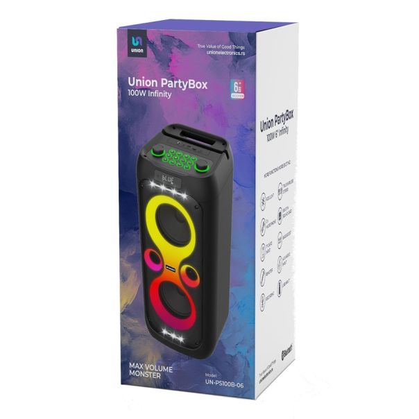 UNION PartyBox Zvučnik UN-PS100B-06, 100W - EP3000909