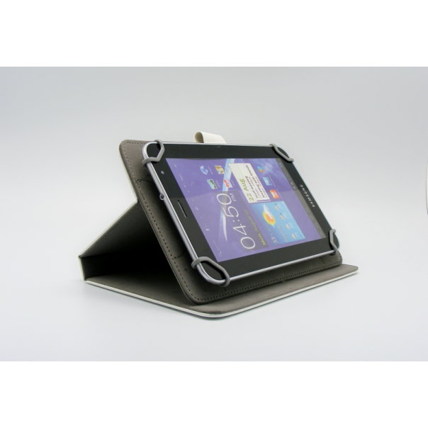 Maska na preklop Uni tablet case 7 in type 1 white. - 002045