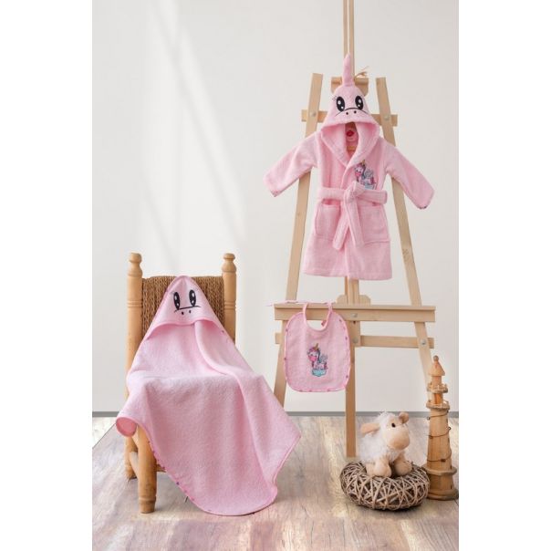 DEKOR DOM Bade mantil set CB BABY BATHROOM SET - UNICORN - EP2888348