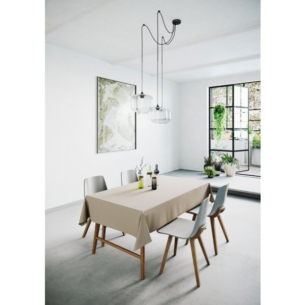 DEKOR DOM Stolnjak 140x140cm Mistral Uniline, bež - 024069