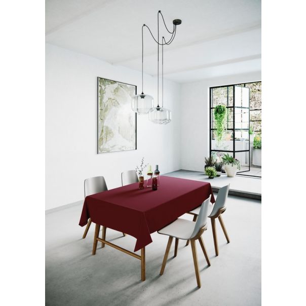 DEKOR DOM Stolnjak 140x140cm Mistral Uniline, bordo - 024075