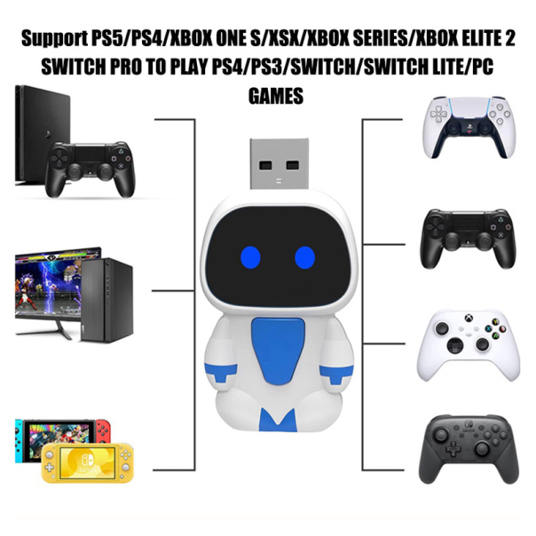 Univerzalni Adapter za Wireless kontrolere (Sony, Microsoft, Nitendo, PC) - 206254