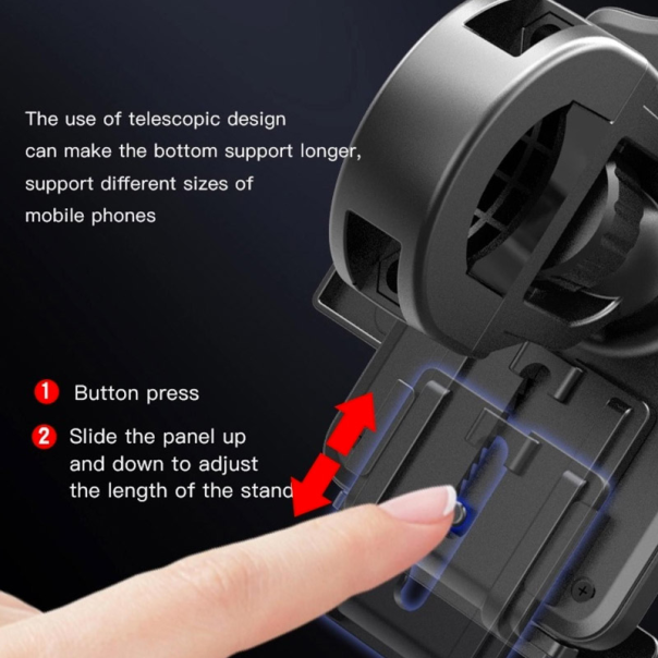 Univerzalni držač za telefon za motor i bicikl YESIDO C94 crni - 051152