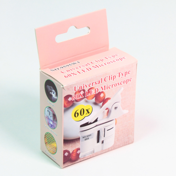 Univerzalni mikroskop AT9595, 60x zoom sa UV svetlom, beli - 209761