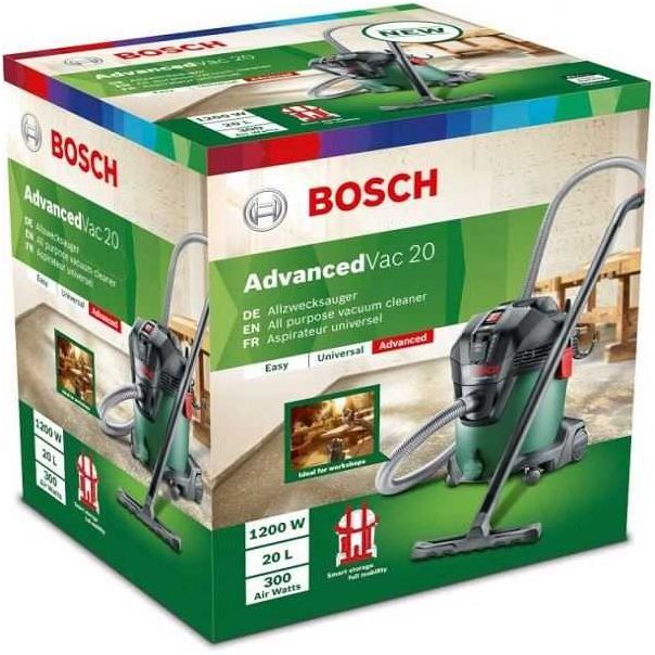 BOSCH Univerzalni usisivač za suvo - mokro usisavanje AdvancedVac 20 , 300 Airwatt - 06033D1200