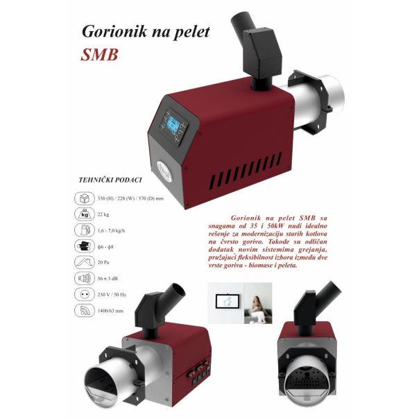 MARELI Gorionik na pelet SMB 35 (35kW) - EP3020650