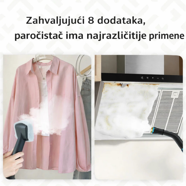 Višenamenski paročistač sa 8 dodataka, 1500W - EP2888879