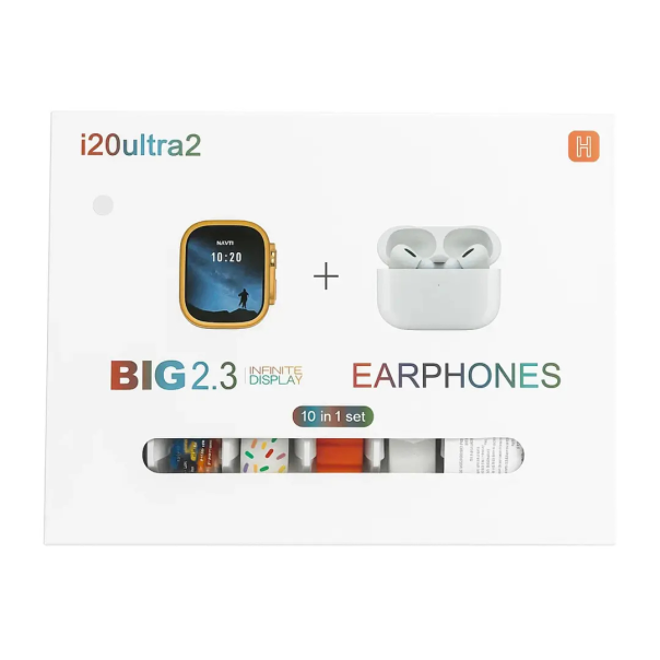 Smart watch i20ultra2 sa 7 narukvica + wireless slušalice - EP2888877