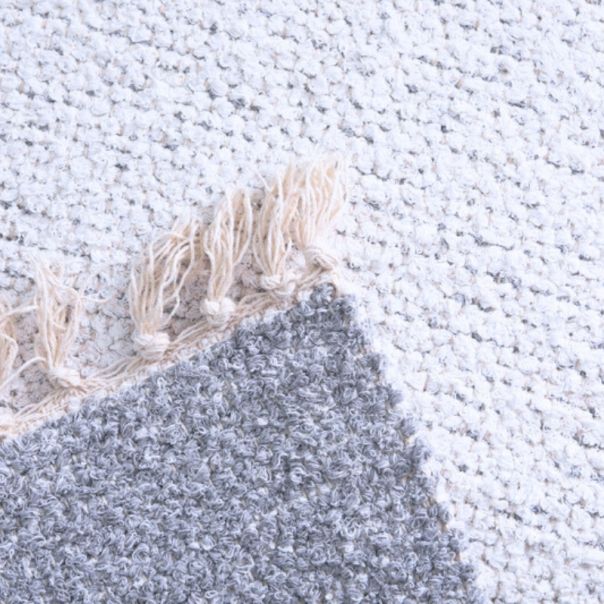 DEKOR DOM Fleker 70x150cm, siva/bela - 024890-1