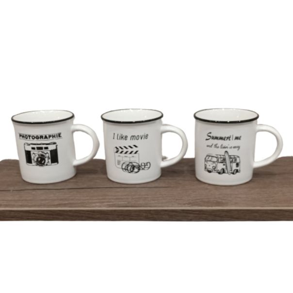 DEKOR DOM Šolja BIKE/SUMMER/PHOTO/MOVIE G019 - N02 - 023956