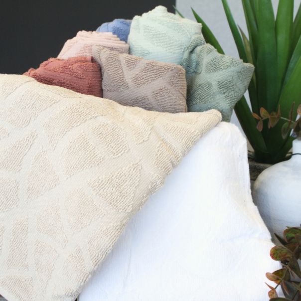 DEKOR DOM Peškir STONE 70x140 - WHITE - 024590