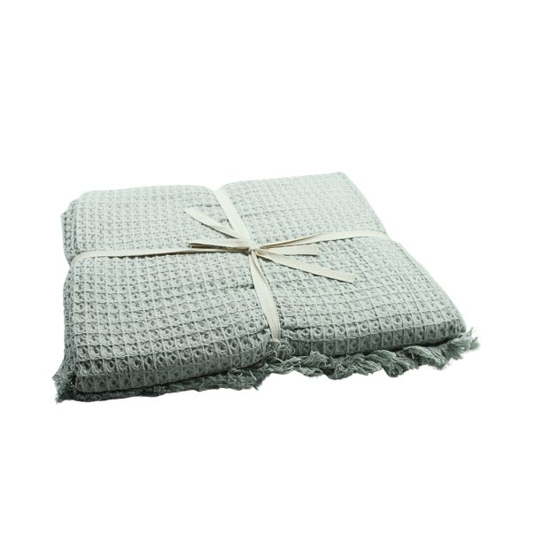 DEKOR DOM Prekrivač SOFT VAFEL 220x240cm Light green - 024557-1