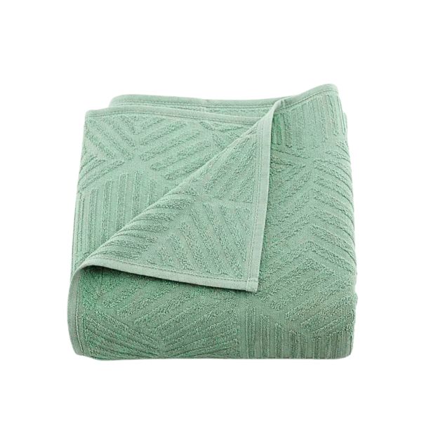 DEKOR DOM Frotir prekrivač CUBE 200x210 - DARK GREEN - 26 - EP2880264