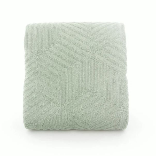 DEKOR DOM Frotir prekrivač CUBE 200x210 - LIGHT GREEN - 26 - EP2880258