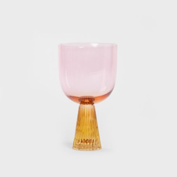DEKOR DOM Čaša FANTASIE 0.31l 235292 - Pink/Yellow - HML - EP3281075