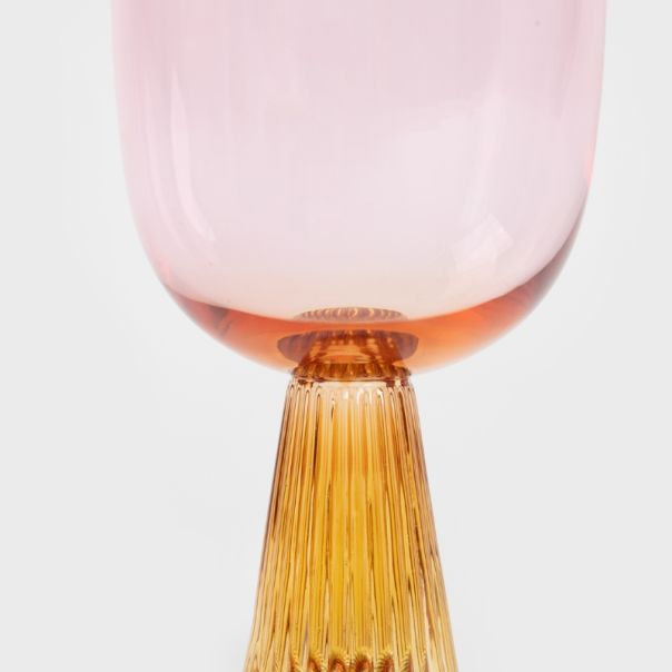 DEKOR DOM Čaša FANTASIE 0.31l 235292 - Pink/Yellow - HML - EP3281075