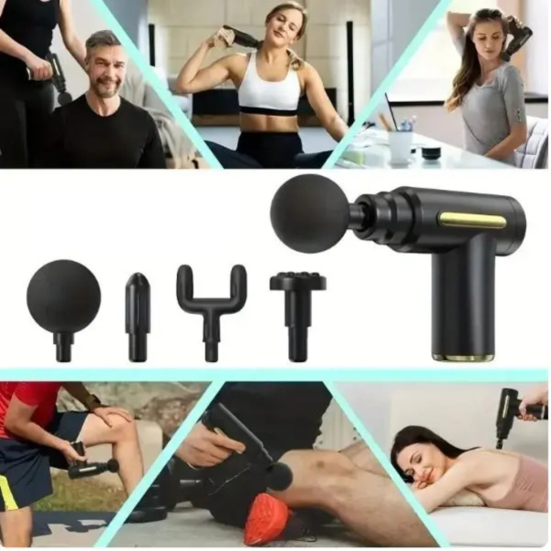 Massage gun pištolj sa masažu sa 4 nastavka - PLA-106