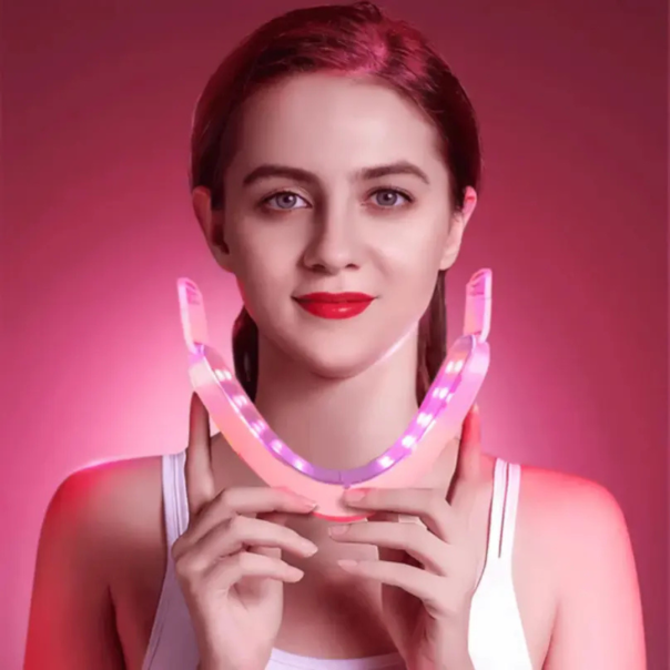 LED masažer za negu lica i facelifting, kombinacija svetlosne terapije i masaže - EP2924406