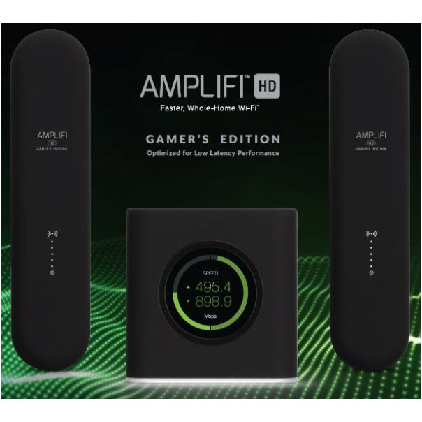 UBIQUITI AmpliFi Gaming Home Wi-Fi System (Router + 2x Mesh Point) - UQ022