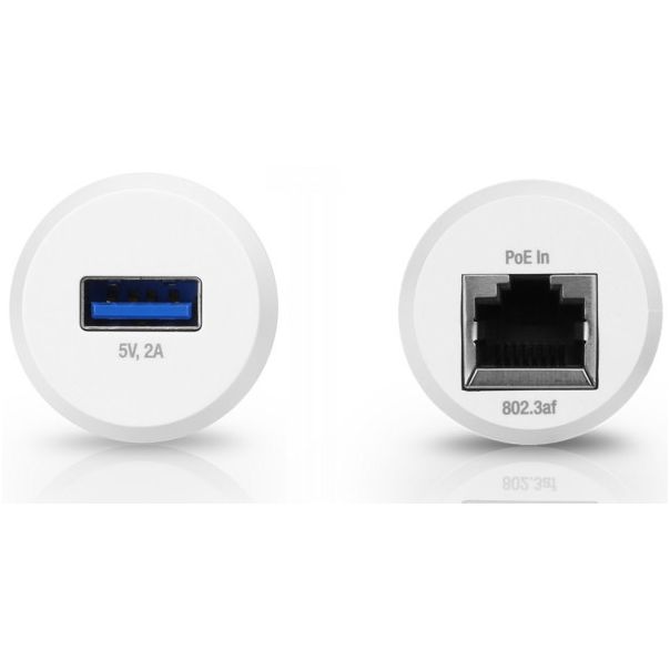 UBIQUITI INS-3AF-USB-POE converter 802.3AF/5V USB, indoor - UQ053