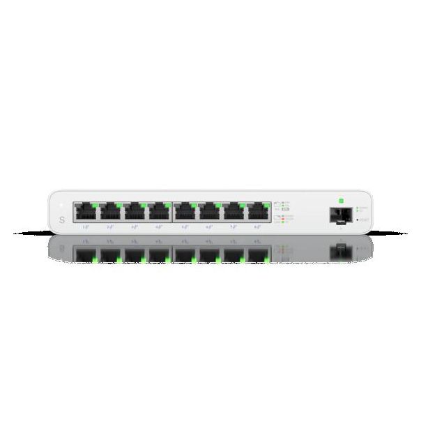UBIQUITI UISP-S Managed Switch Layer 2 8x GE, 1x SFP, 8x PoE OUT - UQ074