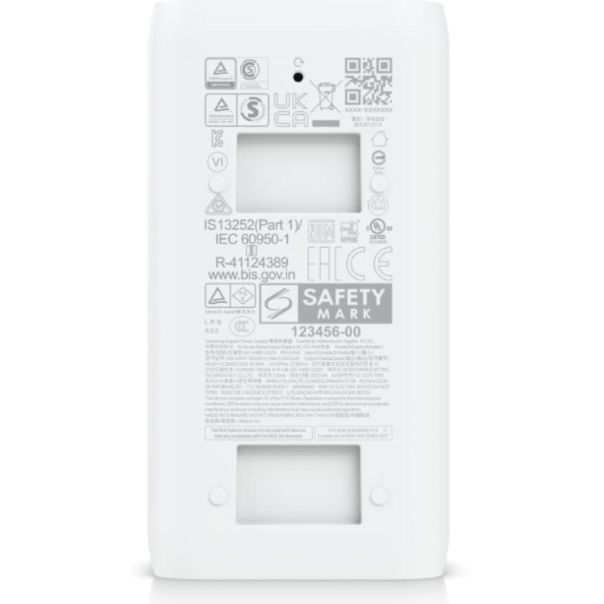 UBIQUITI U-POE-af Gigabit PoE adapter 48V 0,32A - UQ114