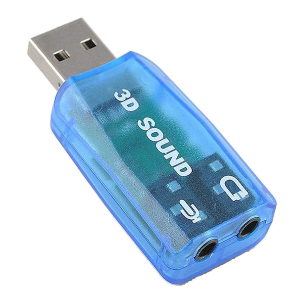 USB 2.0 zvučna karta 5.1 JWD-Sound4 plava - 613125