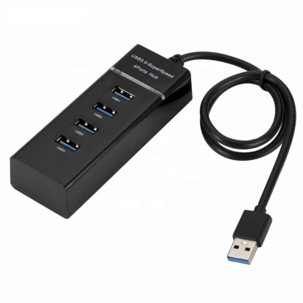 USB 3.0 HUB 4 porta JWD-U36 crni - 92230-1
