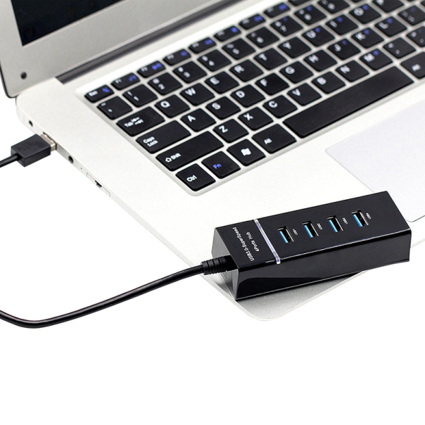 USB 3.0 HUB 4 porta JWD-U36 crni - 92230-1