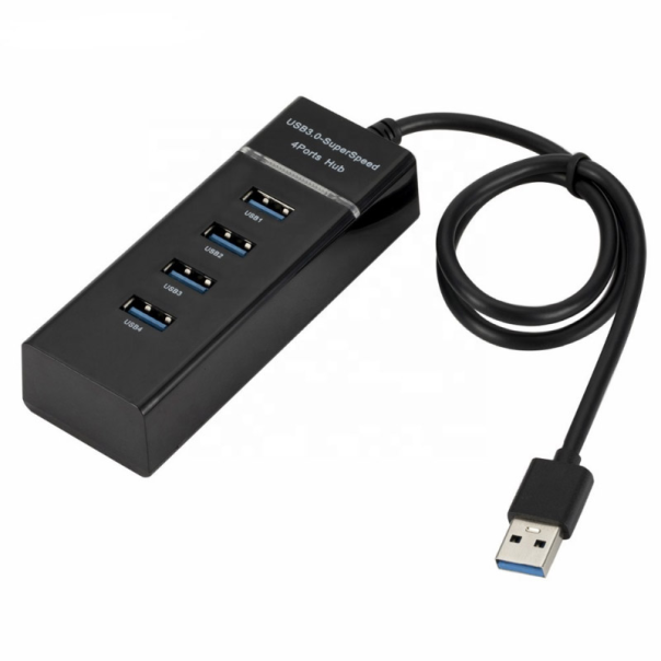 USB 3.0 HUB 4 porta JWD-U36 crni - 611494