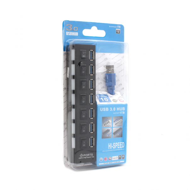 USB 3.0 HUB 7 portova JWD-U37 - 73320-1