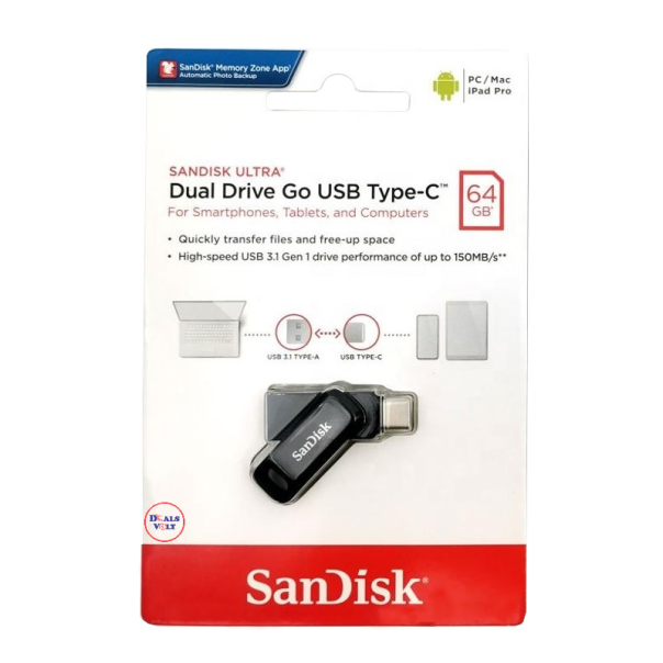 SANDISK USB flash FD 64GB Ultra Dual Drive SDDDC3-064G-G46 - 0001252873