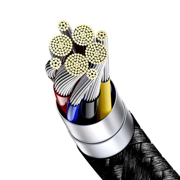 Kabel Baseus Fast Charging Type-C na Type-C 100W crni 1m - CATSK-B01