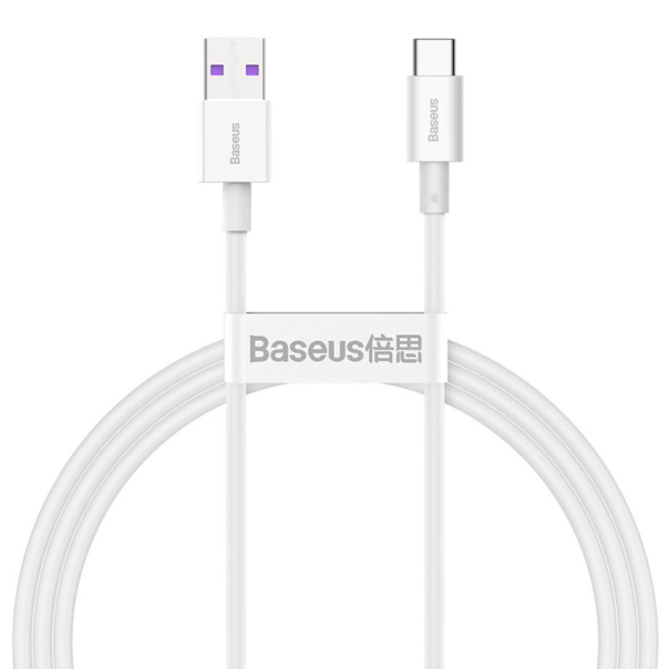 Kabel Baseus Superior Series Fast Charging na Type-C USB 66W beli 1m - CATYS-02