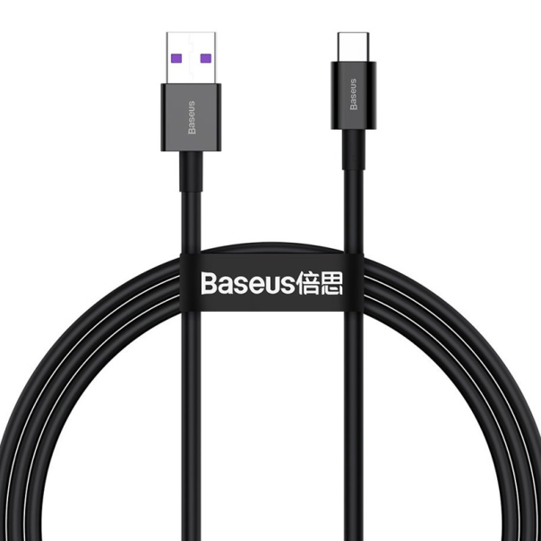 Kabel Baseus Superior Series Fast Charging na Type-C USB 66W crni 1m - CATYS-01