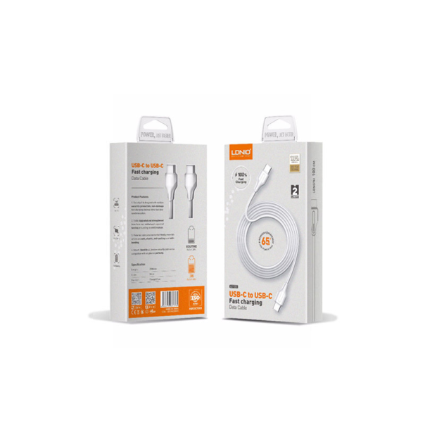 Kabel LDNIO LC122-C Type-C na Type-C beli 2m - 601217