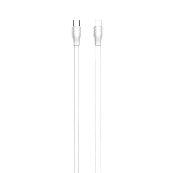 Kabel LDNIO LC132-C 65W Type-C na Type-C beli 2m - 600656