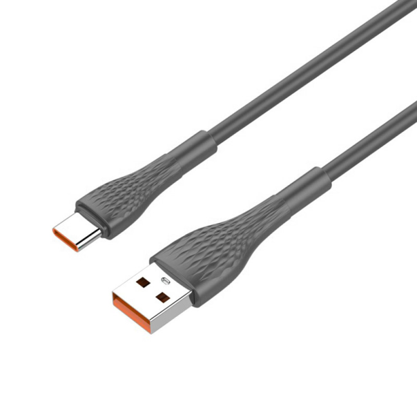 Kabel LDNIO LS671 USB na Type-C sivi 1m - 600647