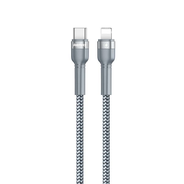 Kabel Remax Jany Fast charging 20W PD RC-171 Type-C na iPhone Lightning srebrni 1m - 600873