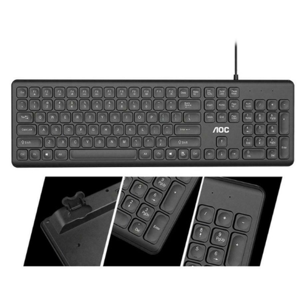 USB Tastatura AOC KB100 crna - 036700