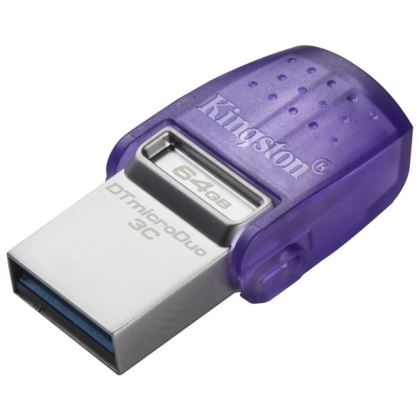 KINGSTON 64GB DataTraveler MicroDuo 3C USB 3.2 flash DTDUO3CG3/64GB - USB01207